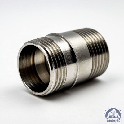Ниппель переходной нержавеющий DN 32х15 1 1/4"-1/2" 42,4х21,3 мм AISI 316 двойной НР-НР купить в Ставрополе
